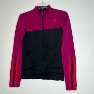 Adidas Climalite Women’s Athletic Track Jacket size Small Long Sleeves